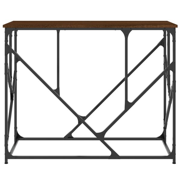vidaXL Τραπέζι Κονσόλα Καφέ Δρυς 100x40x80 εκ. Επεξεργασμένο Ξύλο