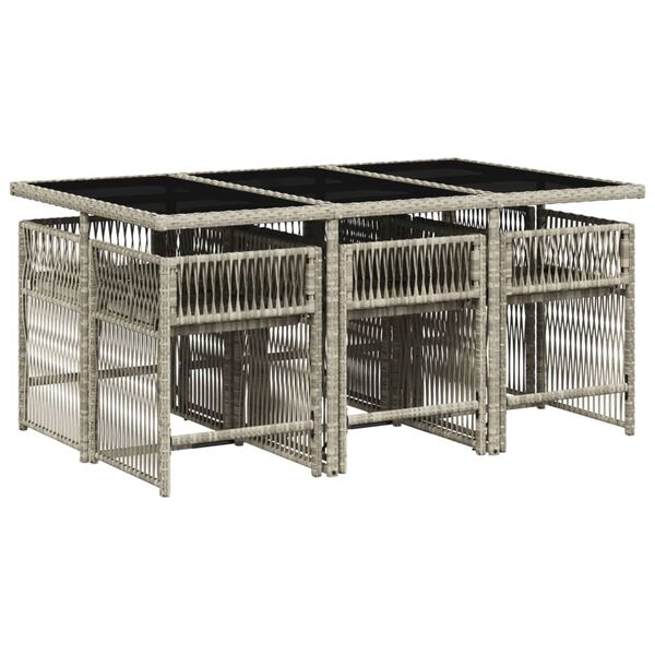 vidaXL &Sigma;&epsilon;&tau; &Tau;&rho;&alpha;&pi;&epsilon;&zeta;&alpha;&rho;ί&alpha;&sigmaf; &Kappa;ή&pi;&omicron;&upsilon; 7 &tau;&epsilon;&mu;. &Alpha;&nu;. &Gamma;&kappa;&rho;&iota; &Sigma;&upsilon;&nu;&theta;. &Rho;&alpha;&tau;ά&nu; &mu;&epsilon; &Mu;&alpha;&xi;&iota;&lambda;ά&rho;&iota;&alpha;