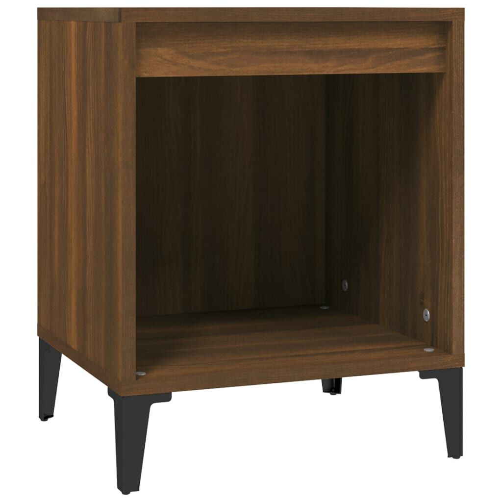 vidaXL Κομοδίνο Καφέ Δρυς 40x35x50 εκ.