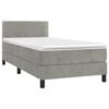vidaXL &Kappa;&rho;&epsilon;&beta;ά&tau;&iota; Boxspring &mu;&epsilon; &Sigma;&tau;&rho;ώ&mu;&alpha; & LED &Alpha;&nu;.&Gamma;&kappa;&rho;&iota; 100x200 &epsilon;&kappa;. &Beta;&epsilon;&lambda;&omicron;ύ&delta;&iota;&nu;&omicron;