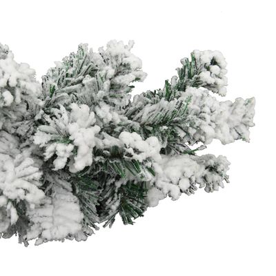 vidaXL Γιρλάντα Χριστουγεννιάτικη Χιονισμένη Πράσινη 20 μ. από PVC