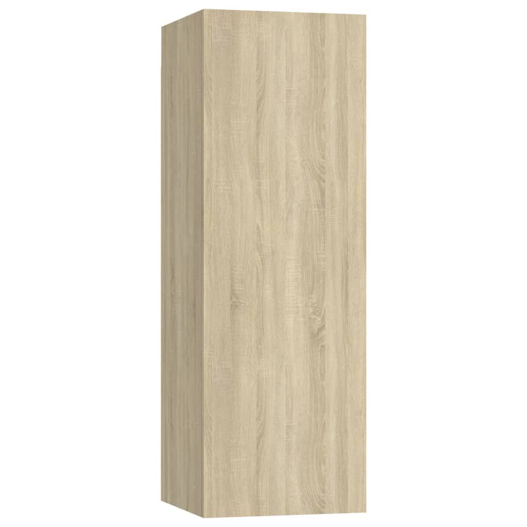 vidaXL Έπιπλα Τηλεόρασης 4 τεμ. Sonoma Δρυς 30,5x30x90 εκ. Επεξ. Ξύλο