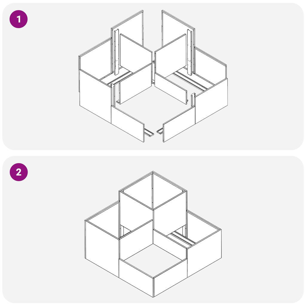 vidaXL Κηπευτικός Δοχείο 100x100x60 εκ Γαλβανισμένο Χάλυβα