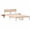 vidaXL Σκελετός Κρεβατιού Καφέ 140 x 190 cm Στερεά ξυλεία πεύκου