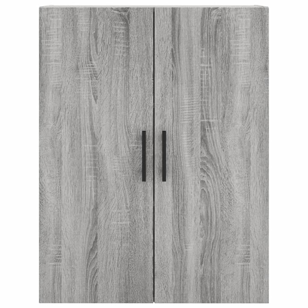 vidaXL Ντουλάπι Γκρι Sonoma 69,5 x 34 x 180 εκ. Επεξεργασμένο Ξύλο