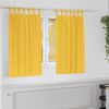 vidaXL Κουρτίνες 2 pcs κίτρινο μουσταρδί 140x140cm Πολυεστέρας