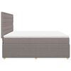 vidaXL &Kappa;&rho;&epsilon;&beta;ά&tau;&iota; Boxspring &mu;&epsilon; &Sigma;&tau;&rho;ώ&mu;&alpha; Taupe 180x200 &epsilon;&kappa;. &Upsilon;&phi;&alpha;&sigma;&mu;ά&tau;&iota;&nu;&omicron;