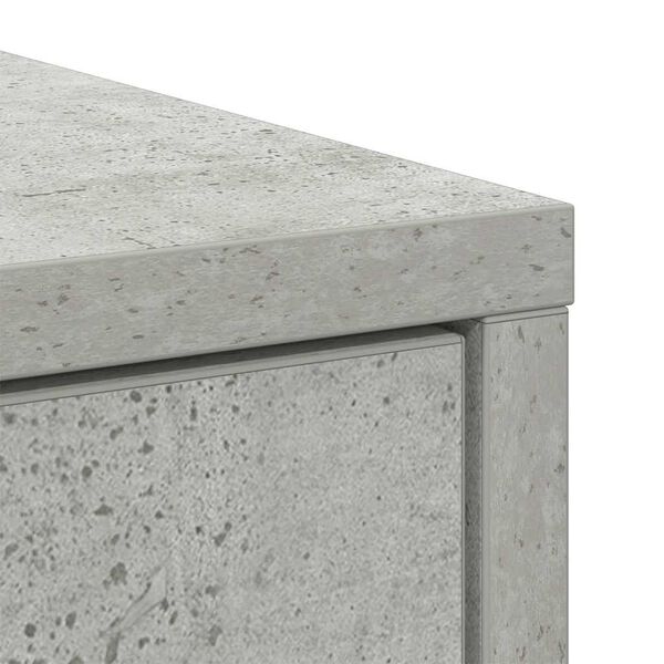vidaXL Συρταριέρα με Συρτάρια Γκρι Σκυρ. 80x34x76 εκ. από Επεξ. Ξύλο