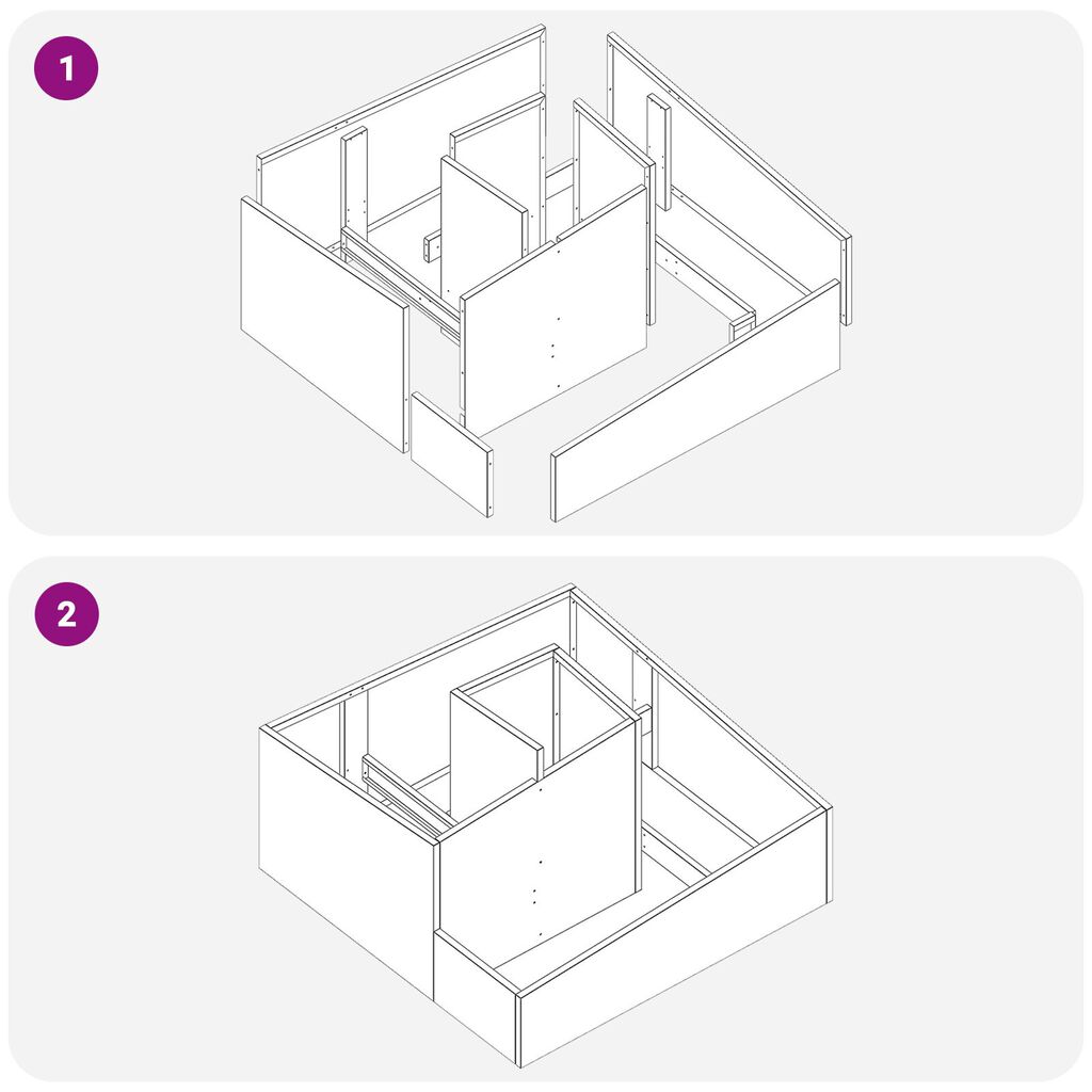 vidaXL Γλάστρα Ανθρακί 80x80x50 cm Κρύο Σιδηροσύρμα