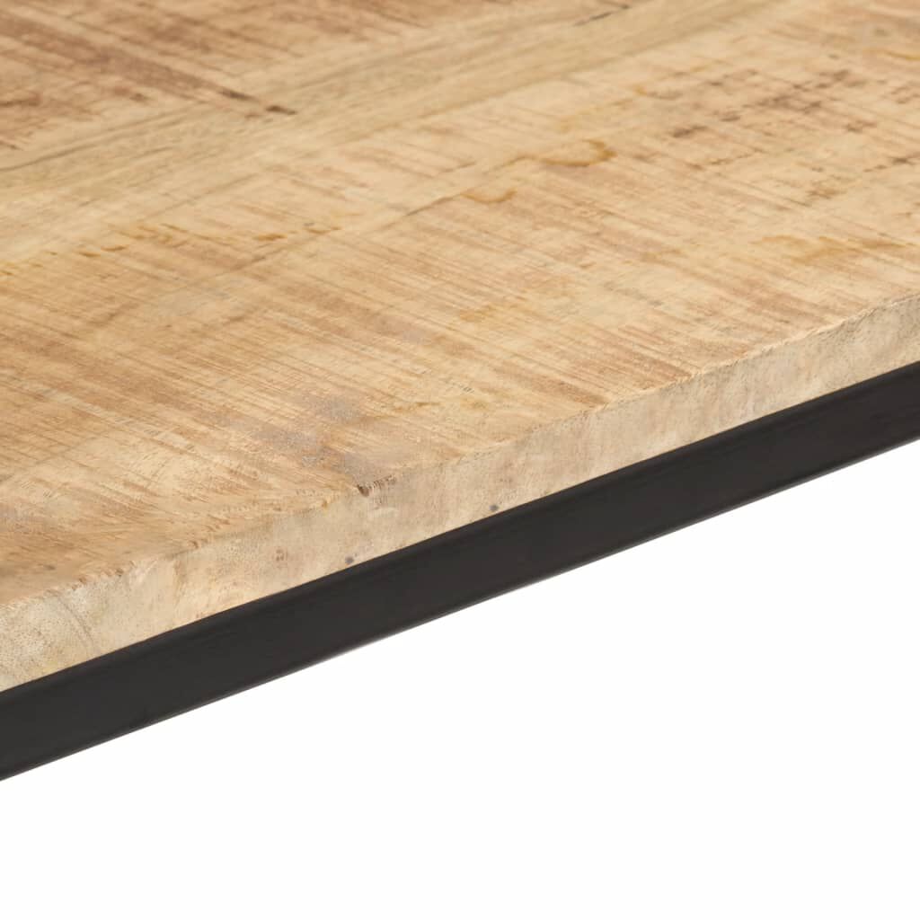 vidaXL Τραπεζαρία 110 x 55 x 75 εκ. από Μασίφ Ακατέργαστο Ξύλο Μάνγκο