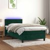 vidaXL &Kappa;&rho;&epsilon;&beta;ά&tau;&iota; Boxspring &mu;&epsilon; &Sigma;&tau;&rho;ώ&mu;&alpha; & LED &Sigma;&kappa;. &Pi;&rho;ά&sigma;&iota;&nu;&omicron; 80x200 &epsilon;&kappa; &Beta;&epsilon;&lambda;&omicron;ύ&delta;&omicron;