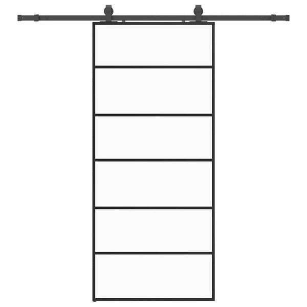 vidaXL &Sigma;&upsilon;&rho;ό&mu;&epsilon;&nu;&eta; &Pi;ό&rho;&tau;&alpha; &mu;&epsilon; &Mu;&eta;&chi;&alpha;&nu;&iota;&sigma;&mu;ό &Mu;&alpha;ύ&rho;&omicron; 90x205 &epsilon;&kappa;. &Gamma;&upsilon;&alpha;&lambda;ί ESG