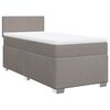 vidaXL &Kappa;&rho;&epsilon;&beta;ά&tau;&iota; Boxspring &mu;&epsilon; &Sigma;&tau;&rho;ώ&mu;&alpha; Taupe 90x190 &epsilon;&kappa;.&Upsilon;&phi;&alpha;&sigma;&mu;ά&tau;&iota;&nu;&omicron;