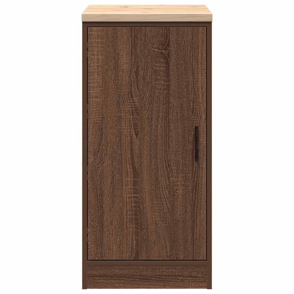 vidaXL ντουλάπι αποθήκευσης γκαράζ 40x51x85 εκ μασίφ ξύλο πεύκο