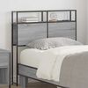 vidaXL Κεφαλάρι Αποθήκης με ράφι Γκρι sonoma 75 cm Επεξεργασμένο ξύλο