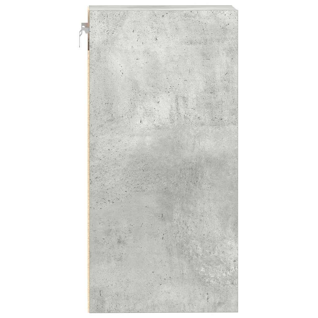vidaXL κρεμαστό ντουλάπι Riga μπετόν γκρι 40x29,5x60 cm