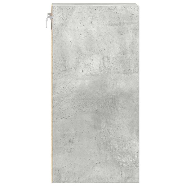 vidaXL κρεμαστό ντουλάπι Riga μπετόν γκρι 40x29,5x60 cm