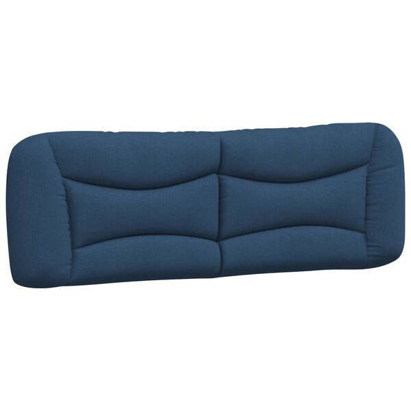 vidaXL Κρεβάτι Μπλε 160x200 εκ. Υφασμάτινο