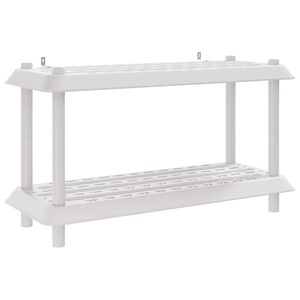 vidaXL &Mu;&omicron;&nu;ά&delta;&alpha; &Rho;&alpha;&phi;&iota;&omicron;ύ 2 &epsilon;&pi;ί&pi;&epsilon;&delta;&alpha; 100 x 40 x 55,5 &epsilon;&kappa;. PP &Lambda;&epsilon;&upsilon;&kappa;ό