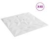 vidaXL &Pi;ά&nu;&epsilon;&lambda; &tau;&omicron;ί&chi;&omicron;&upsilon; 48 pcs &Lambda;&epsilon;&upsilon;&kappa;ό&sigmaf; 50 x 50 cm &Phi;&epsilon;&lambda;&iota;&zeta;ό&lambda; XPS