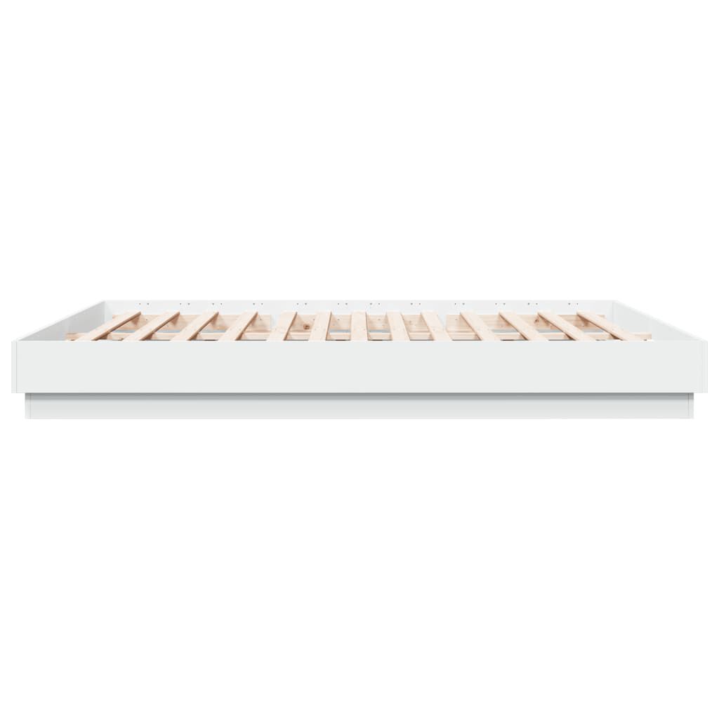 vidaXL Πλαίσιο Κρεβατιού Λευκό 180 x 200 εκ. Επεξεργ. Ξύλο