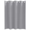 vidaXL Κουρτίνες με κουρτίνες 2 pcs Ανοιχτό γκρι 140x140cm Πολυεστέρας