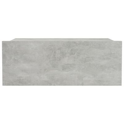 vidaXL Κομοδίνο Κρεμαστό Γκρι Σκυροδέματος 40x30x15 εκ. από Επεξ. Ξύλο