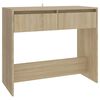 vidaXL Τραπέζι Κονσόλα Sonoma Δρυς 89x41x76,5 εκ. Επεξεργασμένο Ξύλο