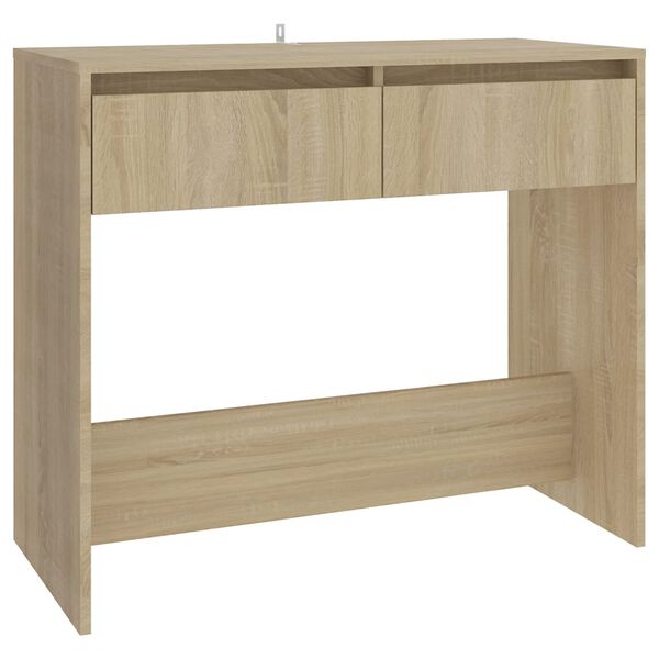 vidaXL Τραπέζι Κονσόλα Sonoma Δρυς 89x41x76,5 εκ. Επεξεργασμένο Ξύλο