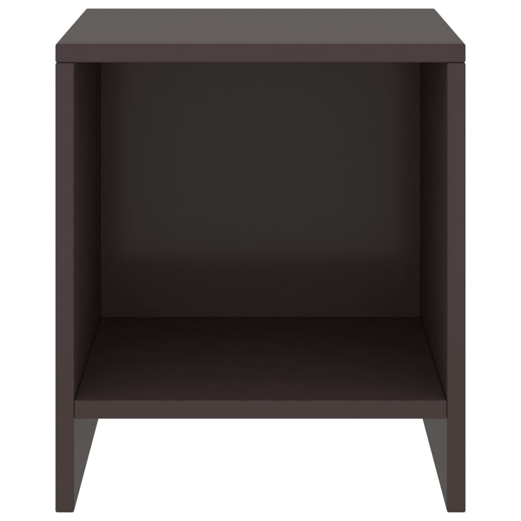 vidaXL Κομοδίνα 2 τεμ. Σκούρο Καφέ 35 x 30 x 40 εκ. Μασίφ Ξύλο Πεύκου