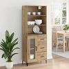 vidaXL Highboard Artisan Oak 69,5 x 34 x 180 &epsilon;&kappa;. &Epsilon;&pi;&epsilon;&xi;&epsilon;&rho;&gamma;&alpha;&sigma;&mu;έ&nu;&omicron; &xi;ύ&lambda;&omicron;
