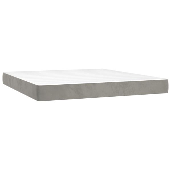 vidaXL &Kappa;&rho;&epsilon;&beta;ά&tau;&iota; Boxspring &mu;&epsilon; &Sigma;&tau;&rho;ώ&mu;&alpha; &Alpha;&nu;&omicron;&iota;&chi;&tau;ό &Gamma;&kappa;&rho;&iota; 160x200 &epsilon;&kappa;. &Beta;&epsilon;&lambda;&omicron;ύ&delta;&iota;&nu;&omicron;