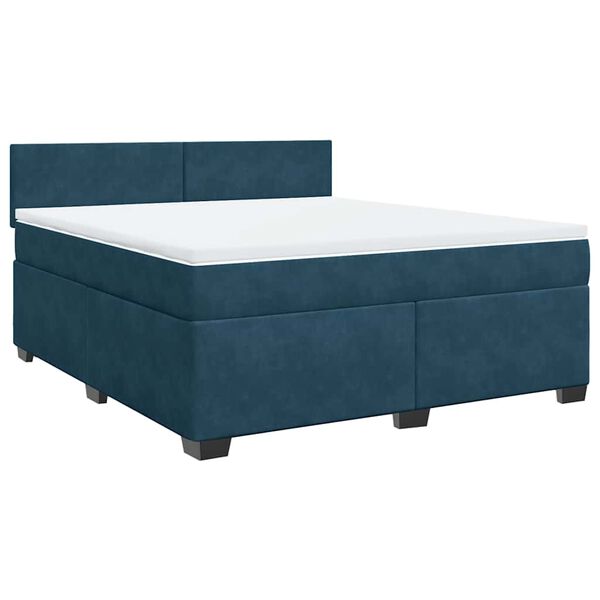vidaXL &Kappa;&rho;&epsilon;&beta;ά&tau;&iota; Boxspring &mu;&epsilon; &Sigma;&tau;&rho;ώ&mu;&alpha; &Mu;&pi;&lambda;&epsilon; 180x200 &epsilon;&kappa;. &Beta;&epsilon;&lambda;&omicron;ύ&delta;&iota;&nu;&omicron;