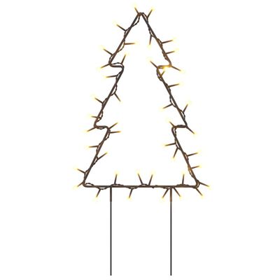vidaXL Φωτάκια Χριστουγεννιάτικα Δέντρο με Ακίδες 3 τεμ. 50 LED 30 εκ.