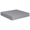 vidaXL Ράφια Τοίχου 4 τεμ. Γκρι 23x23,5x3,8 εκ. MDF