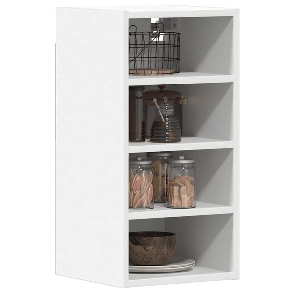 vidaXL κρεμαστό ντουλάπι Riga Λευκό 30x29,5x60 cm Ξύλινη κατασκευή