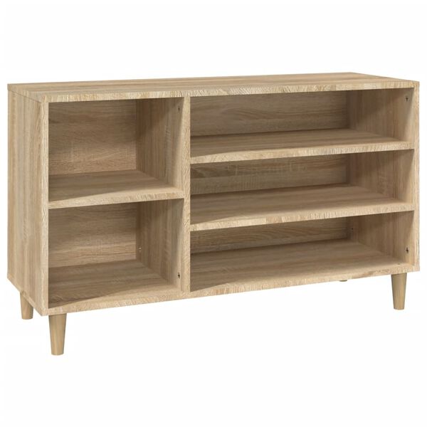 vidaXL Παπουτσοθήκη Sonoma Δρυς 102x36x60 εκ. από Επεξεργασμένο Ξύλο