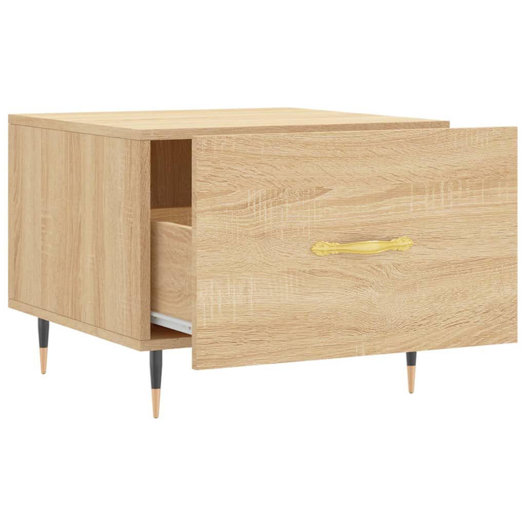 vidaXL Τραπεζάκι Σαλονιού Sonoma Δρυς 50x50x40 εκ. Επεξεργασμένο Ξύλο