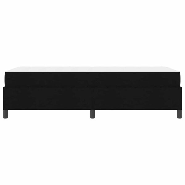 vidaXL Κρεβάτι με ελατήρια Μαύρο και Μαύρο 80 x 200 cm