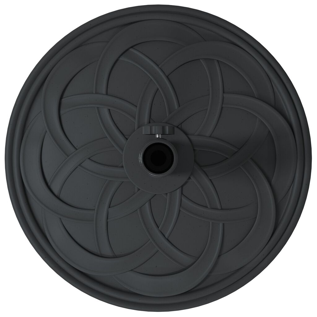 vidaXL Βάση Παρόχων με Ρόδες για Πόλους Ø38-48 mm 13 kg Στρογγυλή