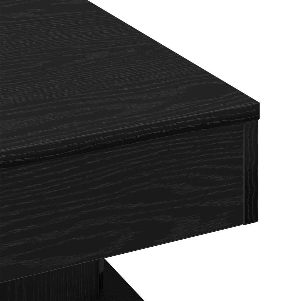 vidaXL Τραπεζάκι σαλονιού Μαύρο Δρυς 57x57x30 εκ. Φτιαγμένο από ξύλο
