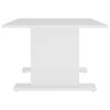 vidaXL Τραπεζάκι Σαλονιού Λευκό 103,5 x 60 x 40 εκ. από Επεξ. Ξύλο