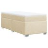vidaXL &Kappa;&rho;&epsilon;&beta;ά&tau;&iota; Boxspring &mu;&epsilon; &Sigma;&tau;&rho;ώ&mu;&alpha; &Kappa;&rho;&epsilon;&mu; 80 x 200 &epsilon;&kappa;. &Upsilon;&phi;&alpha;&sigma;&mu;ά&tau;&iota;&nu;&omicron;