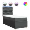vidaXL &Kappa;&rho;&epsilon;&beta;ά&tau;&iota; Boxspring &mu;&epsilon; &Sigma;&tau;&rho;ώ&mu;&alpha; &Sigma;&kappa;&omicron;ύ&rho;&omicron; &Gamma;&kappa;&rho;&iota; 90x200 &epsilon;&kappa;. &Upsilon;&phi;&alpha;&sigma;&mu;ά&tau;&iota;&nu;&omicron;
