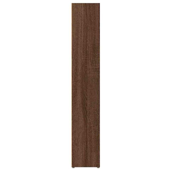 vidaXL Ντουλάπια CD 2 τεμ. Καφέ δρυς 21x16x93,5 εκ Επεξεργασμένο Ξύλο