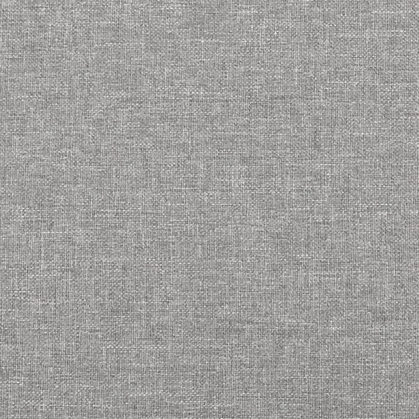 vidaXL Κεφαλάρι με Πτερύγια Ανοιχτό Γκρι 93x23x118/128 εκ. Υφασμάτινο
