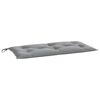 vidaXL Μαξιλάρια Πάγκου Κήπου 2 τεμ. Γκρι 100x50x7cm Ύφασμα Oxford