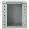 vidaXL Ντουλάπα δικτύου με αποθήκευση Γκρι 53 x 45 x 60 εκ Ατσάλι