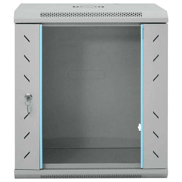 vidaXL Ντουλάπα δικτύου με αποθήκευση Γκρι 53 x 45 x 60 εκ Ατσάλι