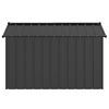 vidaXL Σπιτάκι σκύλου με οροφή 113x153x101 cm Γαλβανισμένος χάλυβας